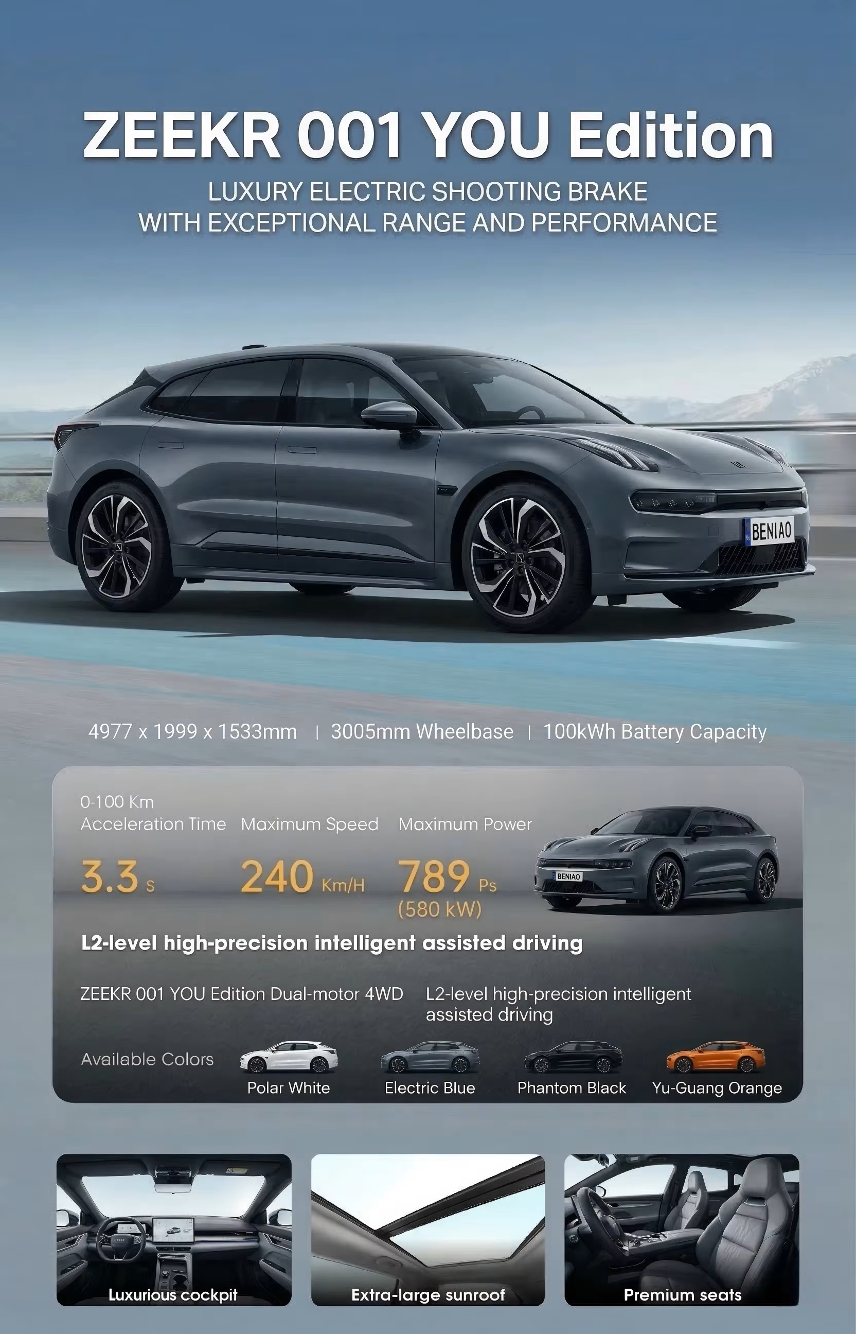 Zeekr 001 for sale - Beniao